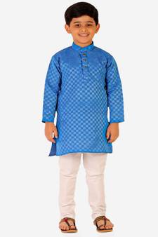 Boy's Cotton Kurta Pajama Kids Ethnic Wear Traditional Wear (S-188)