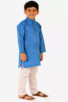 Boy's Cotton Kurta Pajama Kids Ethnic Wear Traditional Wear (S-188)