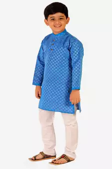 Boy's Cotton Kurta Pajama Kids Ethnic Wear Traditional Wear (S-188)