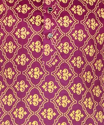 Boy's Kurta Pajama For Kids | Floral Print | Cotton | Churindar Pyajama | Traditional Ethnic Wear (S-190) 5