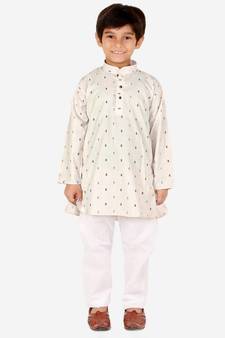 Cotton Kurta Pajama For Kids Boys Ethnic Wear | 1 To 16 Years | S-191