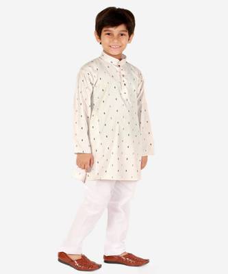 Cotton Kurta Pajama For Kids Boys Ethnic Wear | 1 To 16 Years | S-191 3