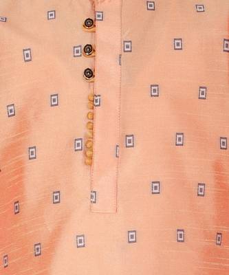 Boy's Kurta Pajama For Kids | Self | Silk | Churindar Pyajama | Traditional Ethnic Wear (S-192) 5