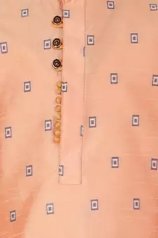 Boy's Kurta Pajama For Kids | Self | Silk | Churindar Pyajama | Traditional Ethnic Wear (S-192)