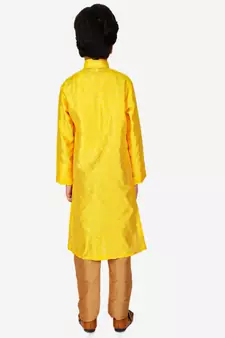 Boy's Kurta Pajama For Kids | Silk | Churindar Pyajama | Traditional Ethnic Wear (S-194)