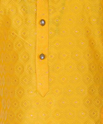 Boy's Kurta Pajama For Kids | Silk | Churindar Pyajama | Traditional Ethnic Wear (S-194) 5