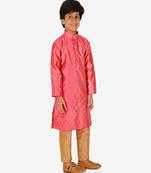 Boy's Kurta Pajama For Kids | Silk | Churindar Pyajama | Traditional Ethnic Wear (S-194)