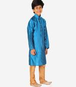 Boy's Kurta Pajama For Kids | Silk | Churindar Pyajama | Traditional Ethnic Wear (S-194)