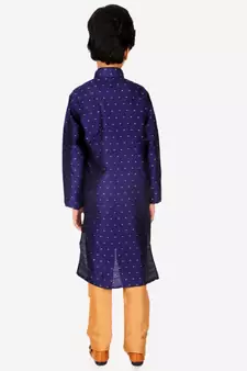 Boy's Kurta Pajama For Kids | Silk | Churindar Pyajama | Traditional Ethnic Wear (S-194)