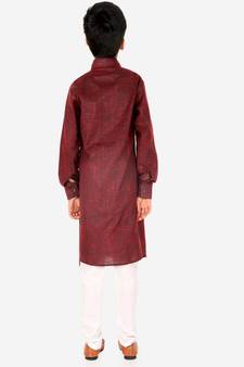 Boy's Kids Kurta Pajama Set | Solid | Cotton| Traditional Ethnic Wear | 1 To 16 Years | S-195