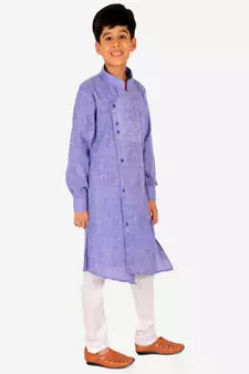 Boy's Kids Kurta Pajama Set | Solid | Cotton| Traditional Ethnic Wear | 1 To 16 Years | S-195