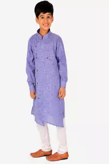 Boy's Kids Kurta Pajama Set | Solid | Cotton| Traditional Ethnic Wear | 1 To 16 Years | S-195