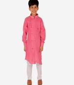 Boy's Kids Kurta Pajama Set | Solid | Cotton| Traditional Ethnic Wear | 1 To 16 Years | S-195