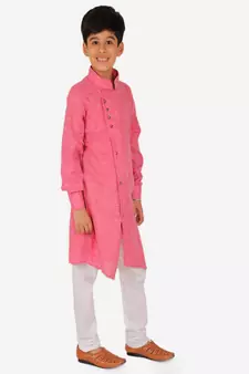 Boy's Kids Kurta Pajama Set | Solid | Cotton| Traditional Ethnic Wear | 1 To 16 Years | S-195
