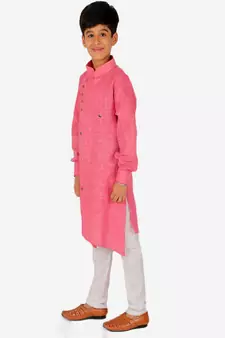 Boy's Kids Kurta Pajama Set | Solid | Cotton| Traditional Ethnic Wear | 1 To 16 Years | S-195