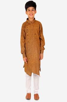 Boy's Kids Kurta Pajama Set | Solid | Cotton| Traditional Ethnic Wear | 1 To 16 Years | S-195