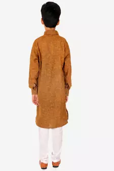 Boy's Kids Kurta Pajama Set | Solid | Cotton| Traditional Ethnic Wear | 1 To 16 Years | S-195