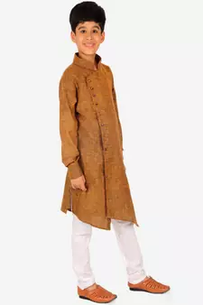Boy's Kids Kurta Pajama Set | Solid | Cotton| Traditional Ethnic Wear | 1 To 16 Years | S-195