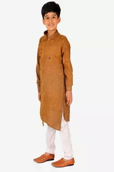 Boy's Kids Kurta Pajama Set | Solid | Cotton| Traditional Ethnic Wear | 1 To 16 Years | S-195