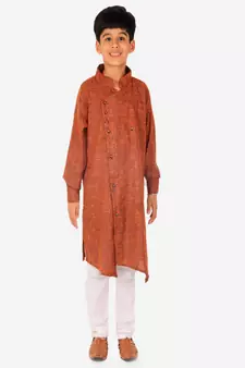 Boy's Kids Kurta Pajama Set | Solid | Cotton| Traditional Ethnic Wear | 1 To 16 Years | S-195