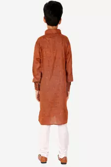 Boy's Kids Kurta Pajama Set | Solid | Cotton| Traditional Ethnic Wear | 1 To 16 Years | S-195