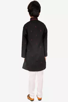 Boy's Kids Kurta Pajama Set | Dotted  | Cotton| Traditional Ethnic Wear | 1 To 16 Years | S-196