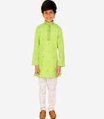 Boy's Kids Kurta Pajama Set | Dotted  | Cotton| Traditional Ethnic Wear | 1 To 16 Years | S-196