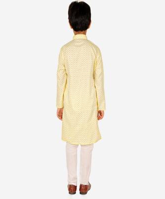 Cotton Kurta Pajama For Kids Boys Ethnic Wear | 1 To 16 Years | S-197 2