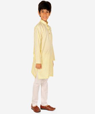 Cotton Kurta Pajama For Kids Boys Ethnic Wear | 1 To 16 Years | S-197 4