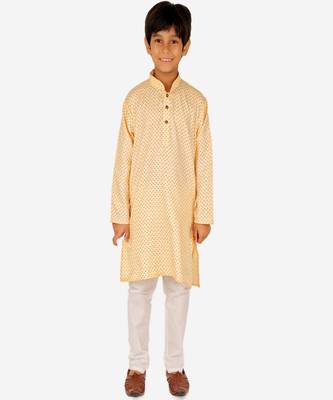 Cotton Kurta Pajama For Kids Boys Ethnic Wear | 1 To 16 Years | S-197 1