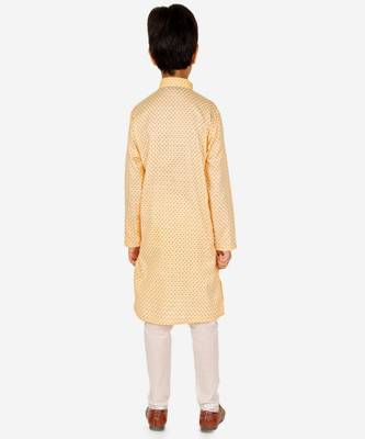 Cotton Kurta Pajama For Kids Boys Ethnic Wear | 1 To 16 Years | S-197 2