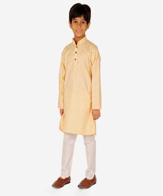Cotton Kurta Pajama For Kids Boys Ethnic Wear | 1 To 16 Years | S-197 3