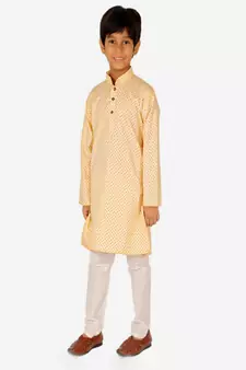 Cotton Kurta Pajama For Kids Boys Ethnic Wear | 1 To 16 Years | S-197