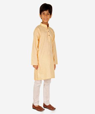 Cotton Kurta Pajama For Kids Boys Ethnic Wear | 1 To 16 Years | S-197 4