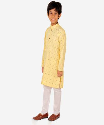 Cotton Kurta Pajama For Kids Boys Ethnic Wear | 1 To 16 Years | S-198 3