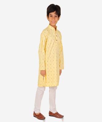 Cotton Kurta Pajama For Kids Boys Ethnic Wear | 1 To 16 Years | S-198 4
