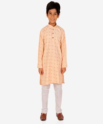 Cotton Kurta Pajama For Kids Boys Ethnic Wear | 1 To 16 Years | S-198 1
