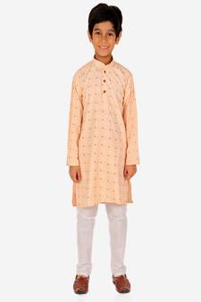 Cotton Kurta Pajama For Kids Boys Ethnic Wear | 1 To 16 Years | S-198