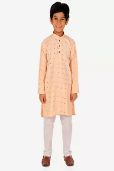 Cotton Kurta Pajama For Kids Boys Ethnic Wear | 1 To 16 Years | S-198