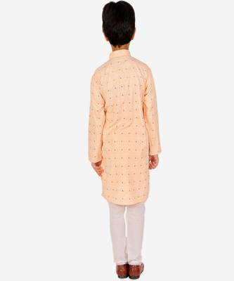 Cotton Kurta Pajama For Kids Boys Ethnic Wear | 1 To 16 Years | S-198 2