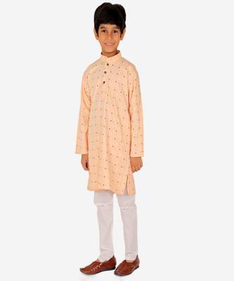 Cotton Kurta Pajama For Kids Boys Ethnic Wear | 1 To 16 Years | S-198 3