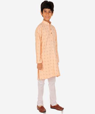 Cotton Kurta Pajama For Kids Boys Ethnic Wear | 1 To 16 Years | S-198 4