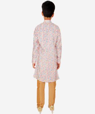 Silk Kurta Pajama For Kids Boys Ethnic Wear | 1 To 16 Years | S-199 2