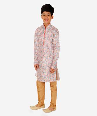 Silk Kurta Pajama For Kids Boys Ethnic Wear | 1 To 16 Years | S-199 3