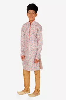 Silk Kurta Pajama For Kids Boys Ethnic Wear | 1 To 16 Years | S-199