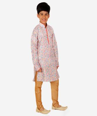 Silk Kurta Pajama For Kids Boys Ethnic Wear | 1 To 16 Years | S-199 4
