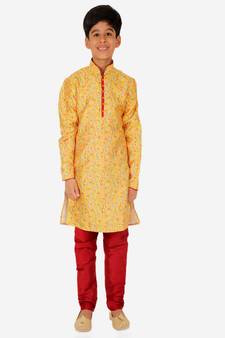 Silk Kurta Pajama For Kids Boys Ethnic Wear | 1 To 16 Years | S-199