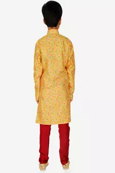 Silk Kurta Pajama For Kids Boys Ethnic Wear | 1 To 16 Years | S-199