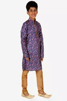 Silk Kurta Pajama For Kids Boys Ethnic Wear | 1 To 16 Years | S-199