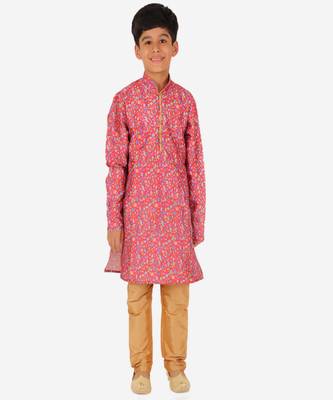 Silk Kurta Pajama For Kids Boys Ethnic Wear | 1 To 16 Years | S-199 1